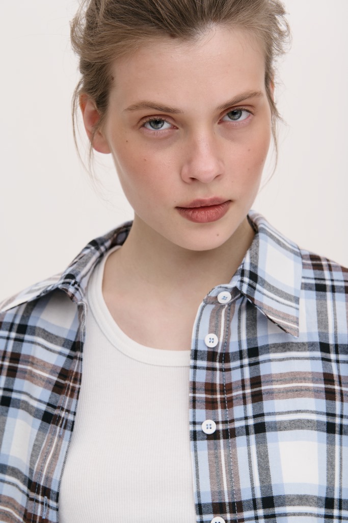 КАРТАТА СОРОЧКА ВІЛЬНОГО СИЛУЕТУ 18-3B зображення 2